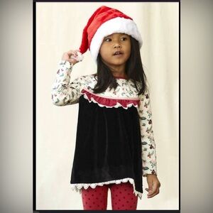Festive Girls Matilda Jane Christmas Top